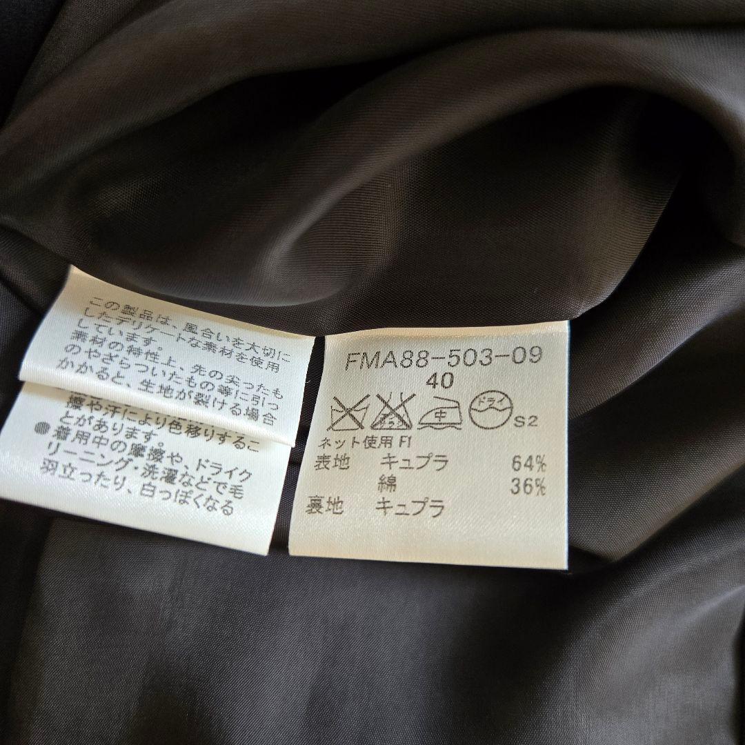 BURBERRY LONDON 40 ワンピース ドット 水玉 半袖 ひざ丈
