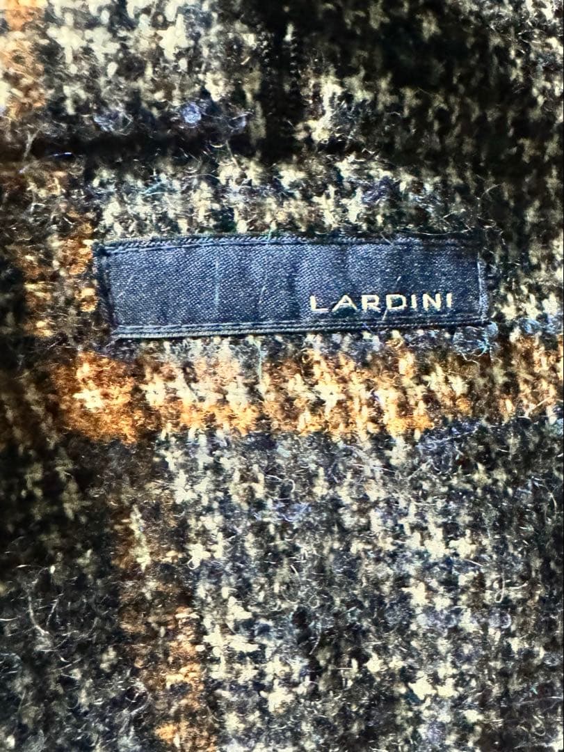 LARDINI ラルディーニ ダブルジャケット 48 50 アルパカ モヘア混