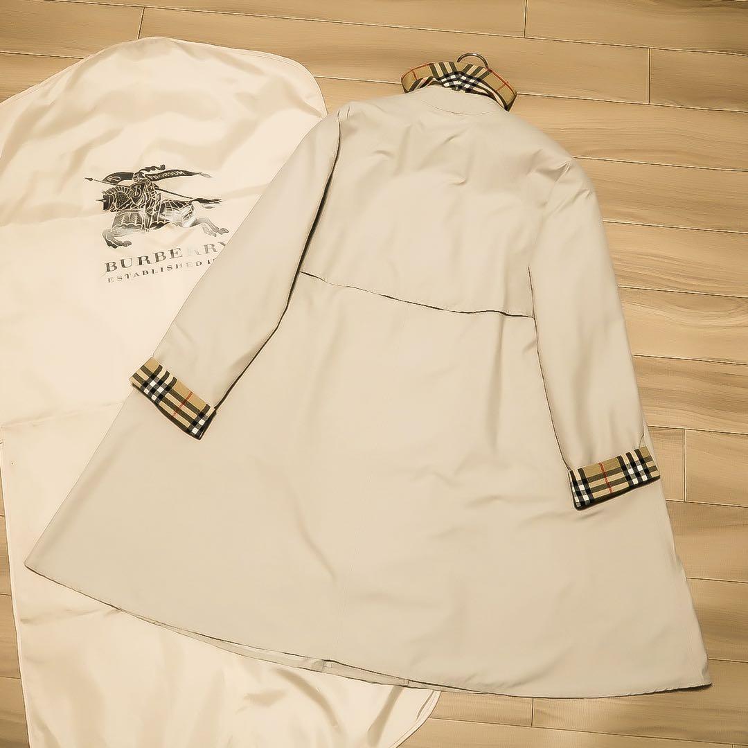 極貴重 英国製 BURBERRY バーバリー Aライン ステンカラーコート