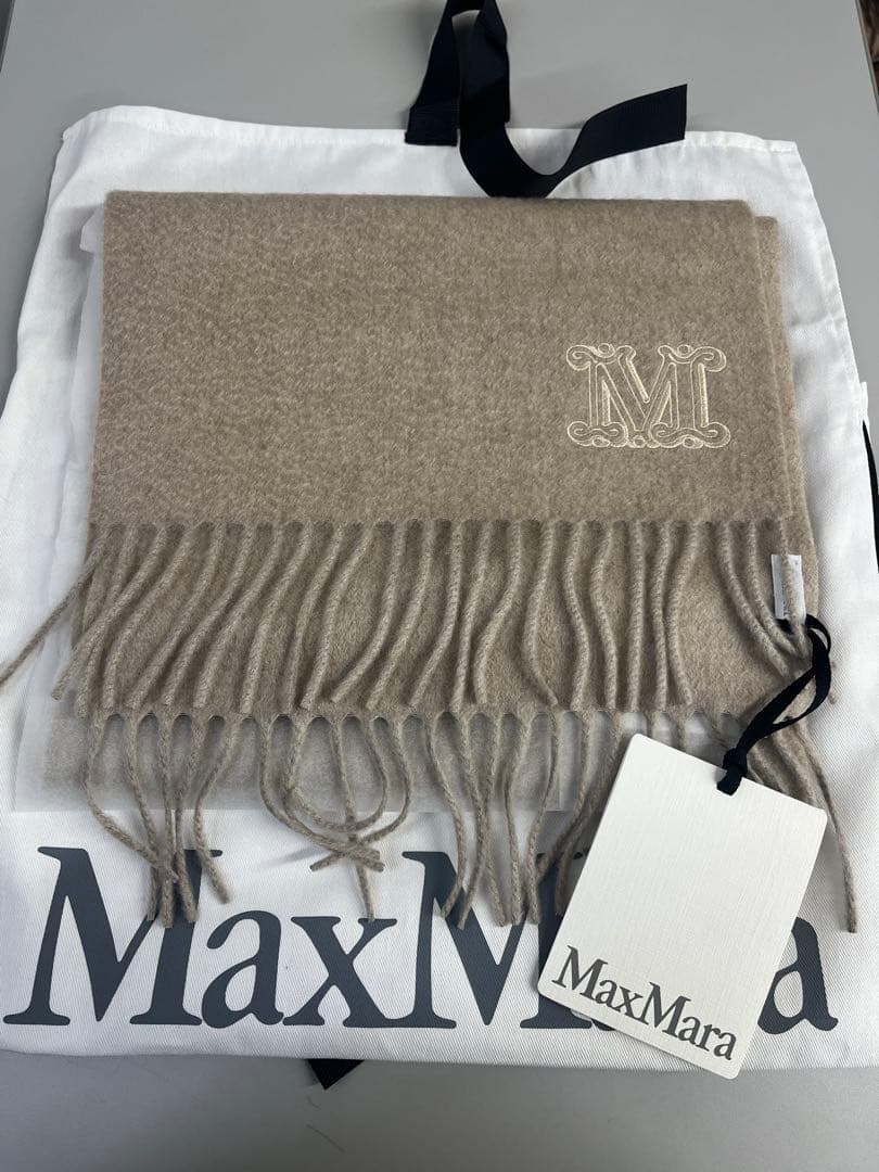 Max Mara カシミヤ　マフラー　ストール　ダリア