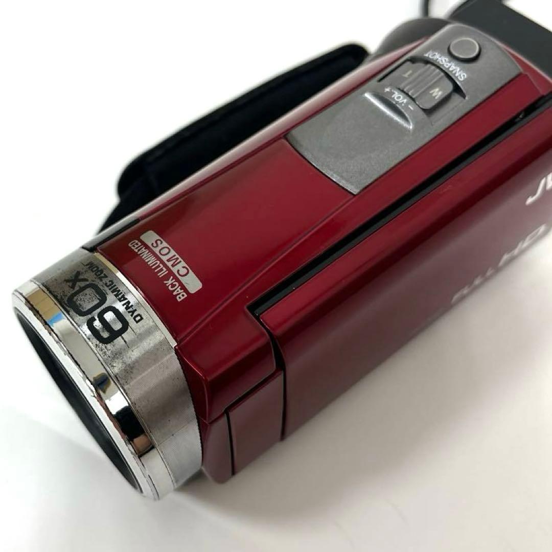 【動作確認済】JVC ケンウッド Everio GZ-E235-R ビデオカメラ