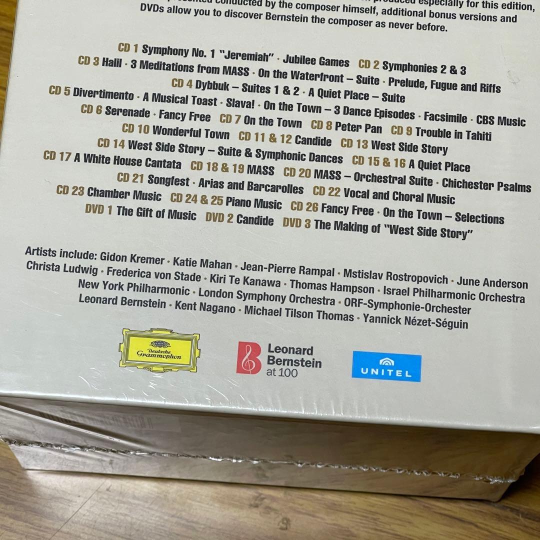 未開封CD26＋DVD3 バーンスタインComplete Works 【M32】
