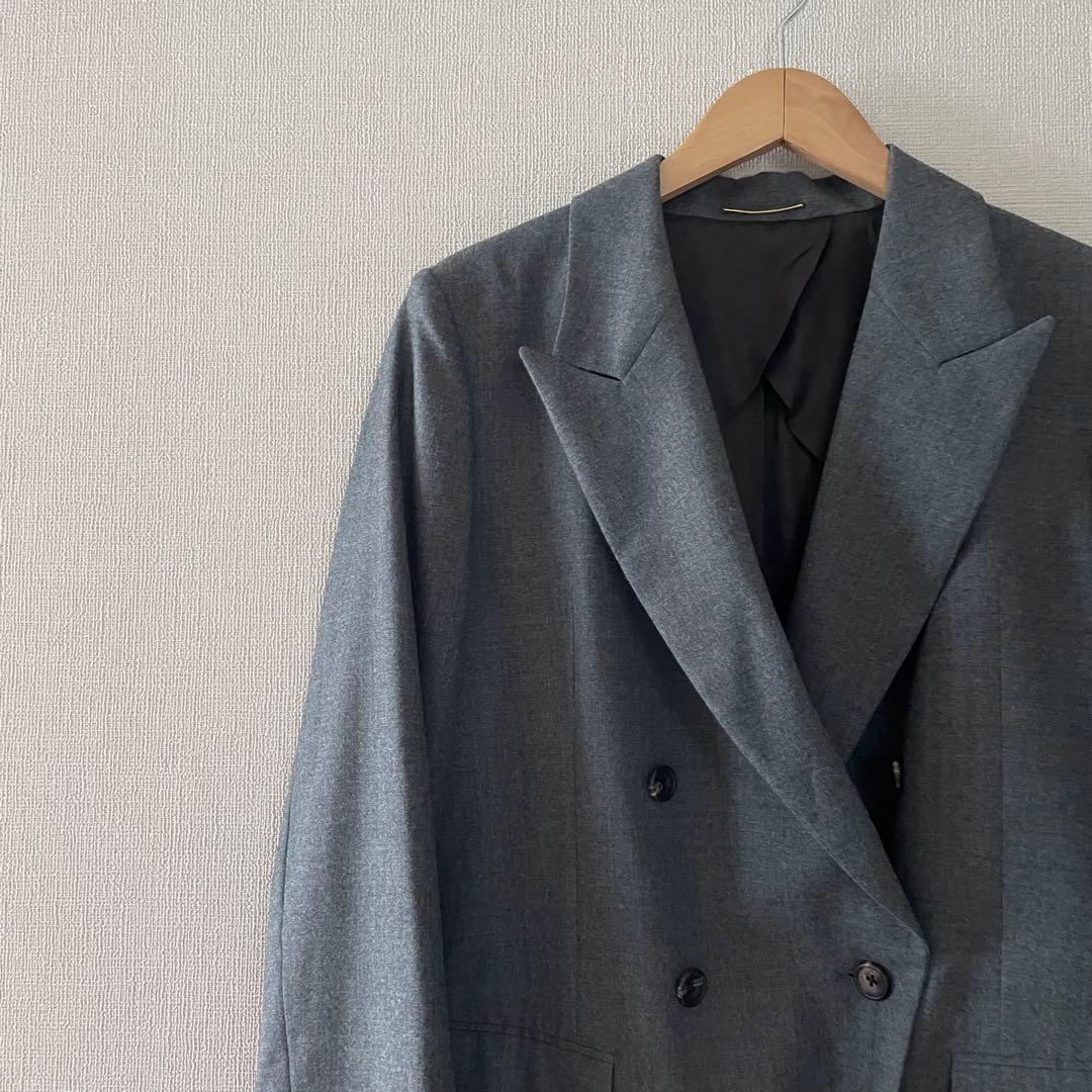 【定価9.8万円】Deuxieme Classeテーラードジャケット グレー