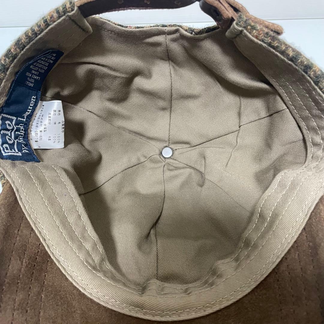 POLO RALPH LAUREN 90s ヴィンテージ ツイード キャップ
