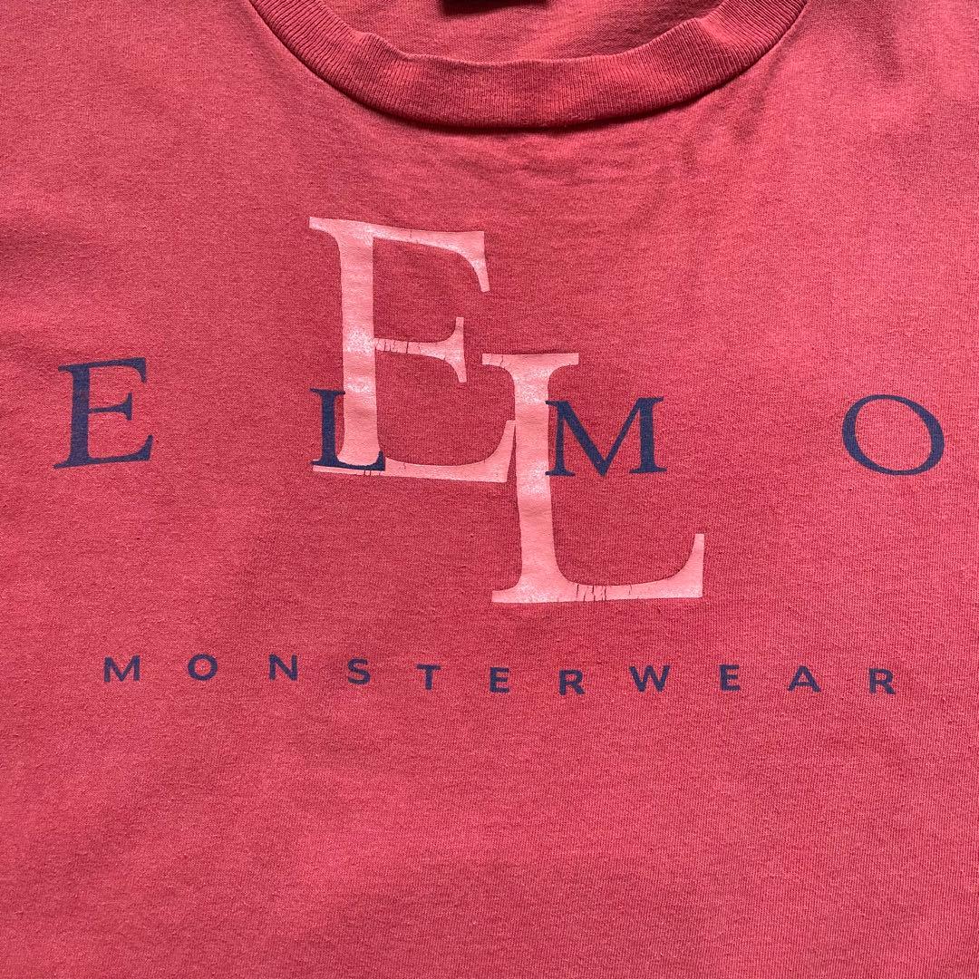 90sヴィンテージTシャツ ELMO カルバンクラインパロディ フェード XL