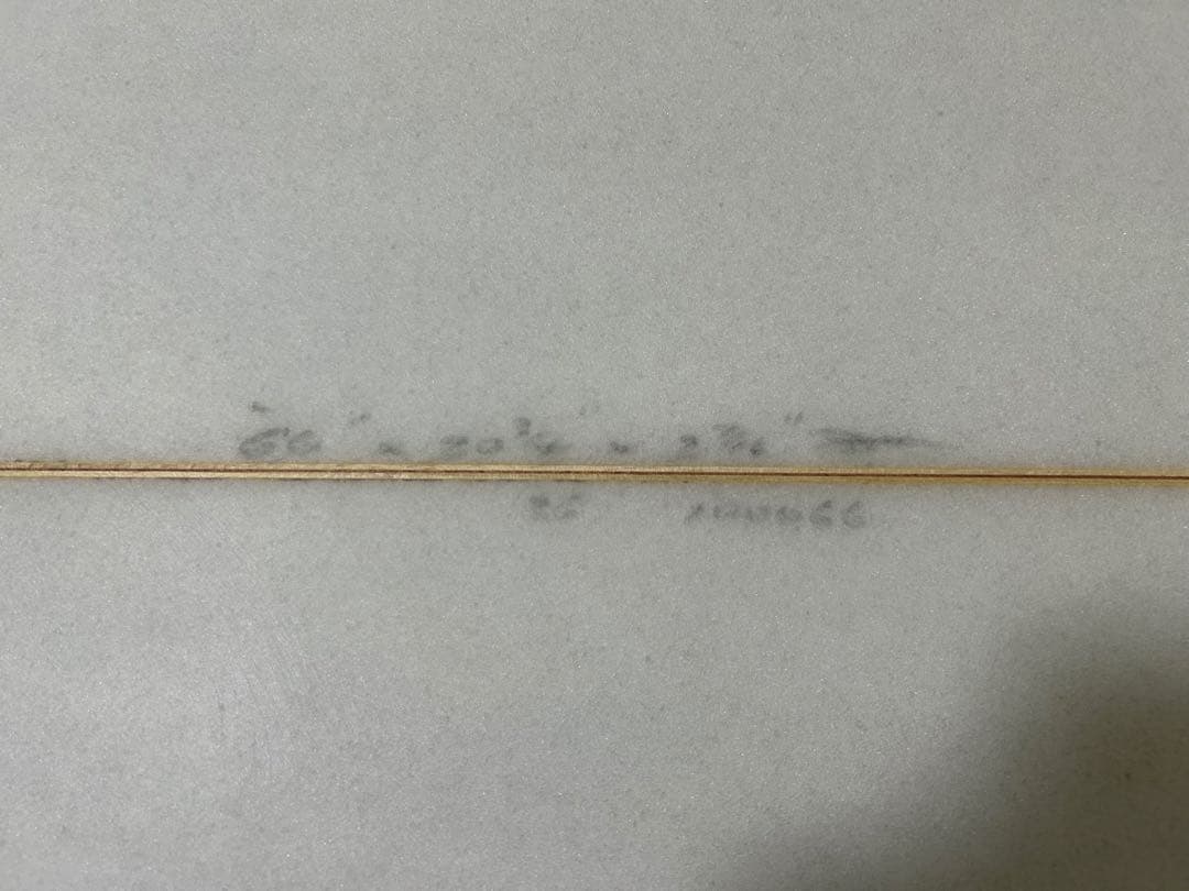 DHDサーフボード　6'6\" MID TWIN 手渡し