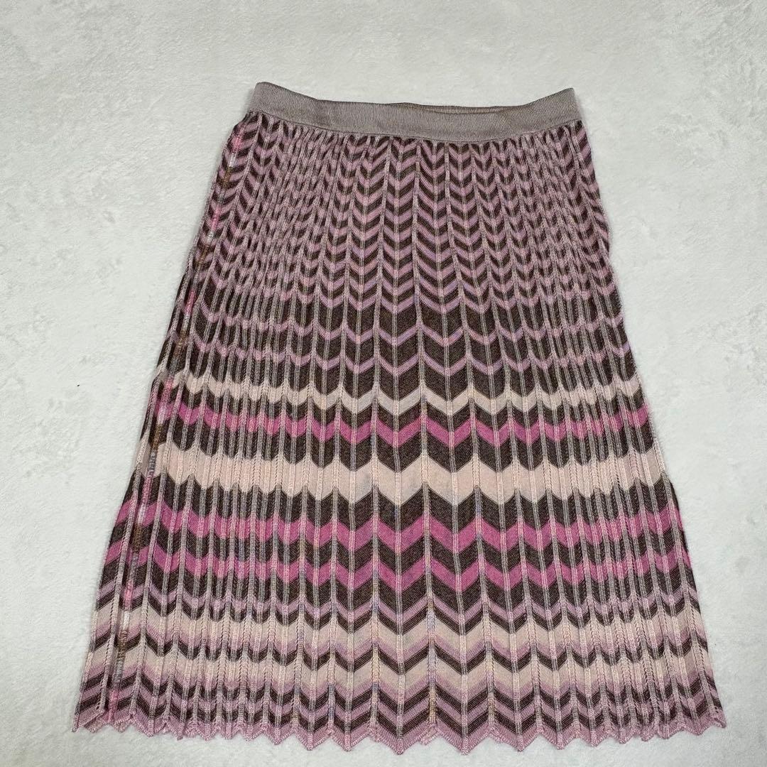 MISSONI 最高級オレンジタグ ニット セットアップ　大きいサイズ　44