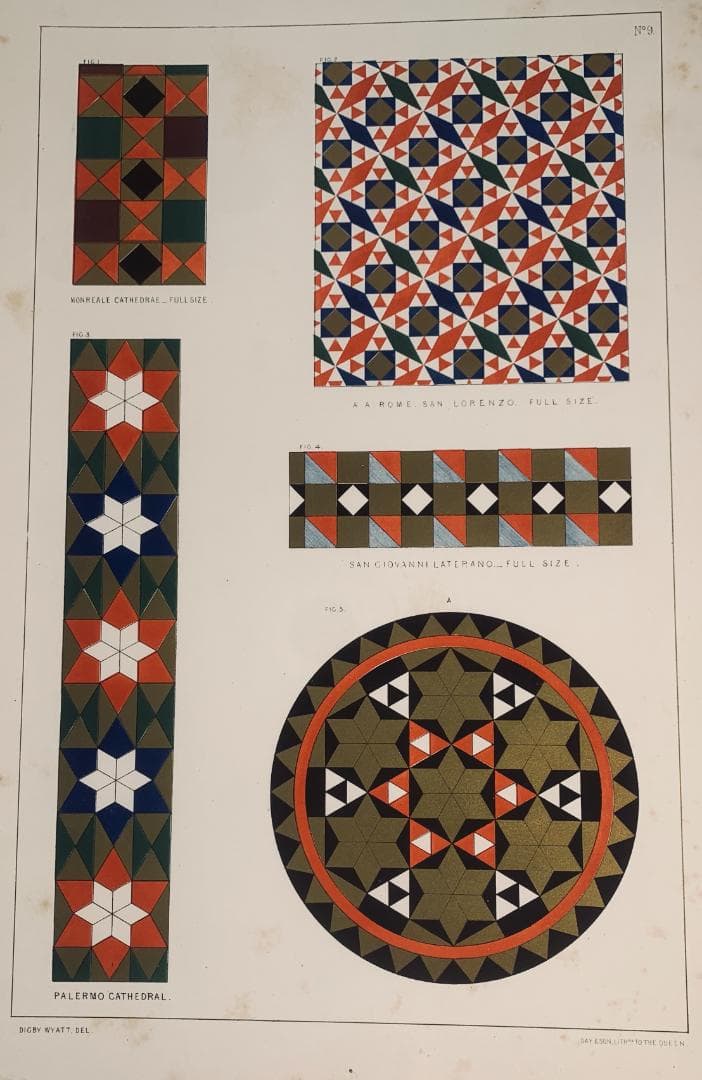 洋書 The Geometrical Mosaic of the Middle Age