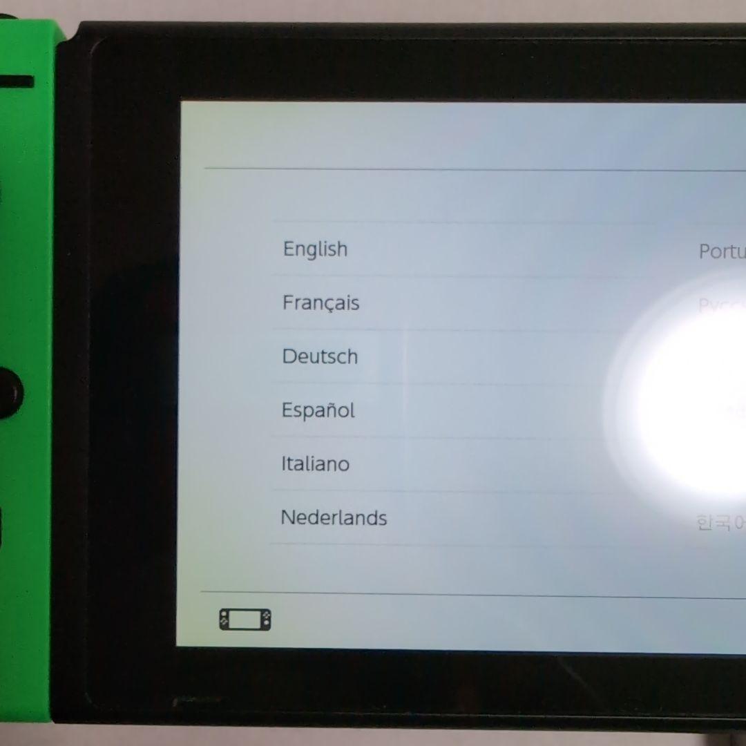 【フルセット】Nintendo Switch本体 Joy-Conグリーン/ピンク