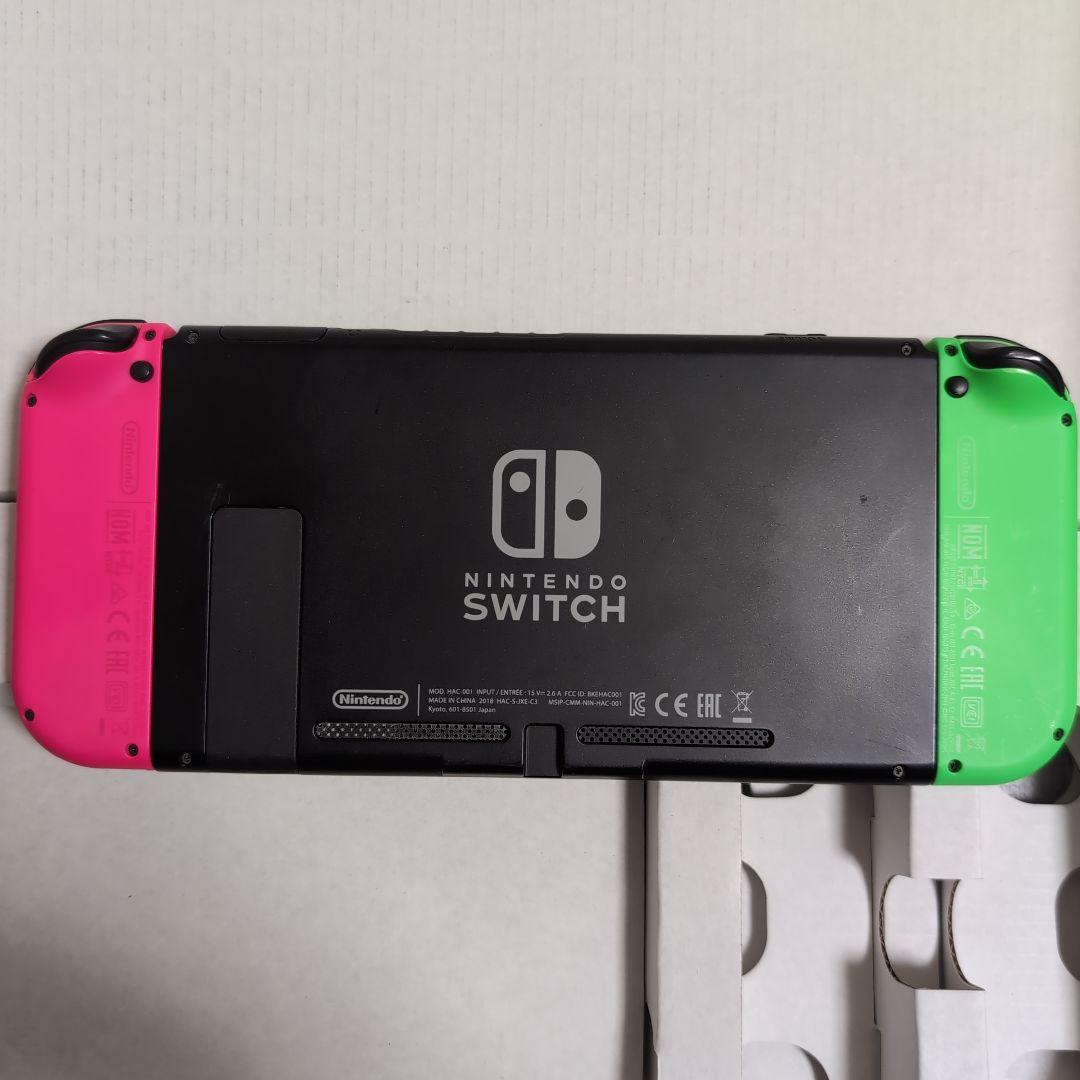 【フルセット】Nintendo Switch本体 Joy-Conグリーン/ピンク