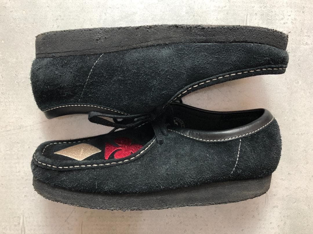 Clarks STUSSY ワラビー スエード UK9 38-4-39