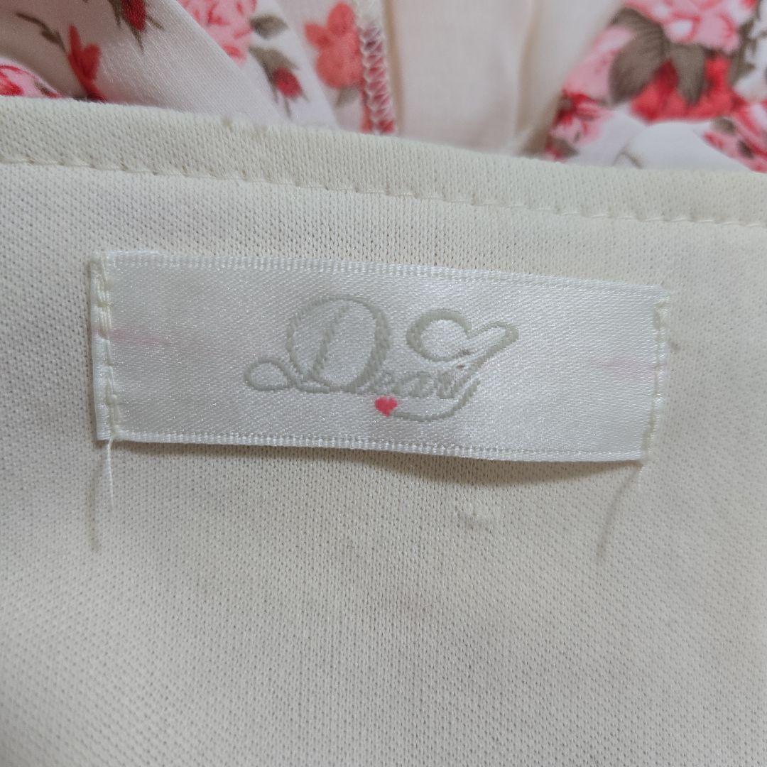 美品 Deany 花柄 レース フリル リボン ワンピース ロリータ 姫ギャル