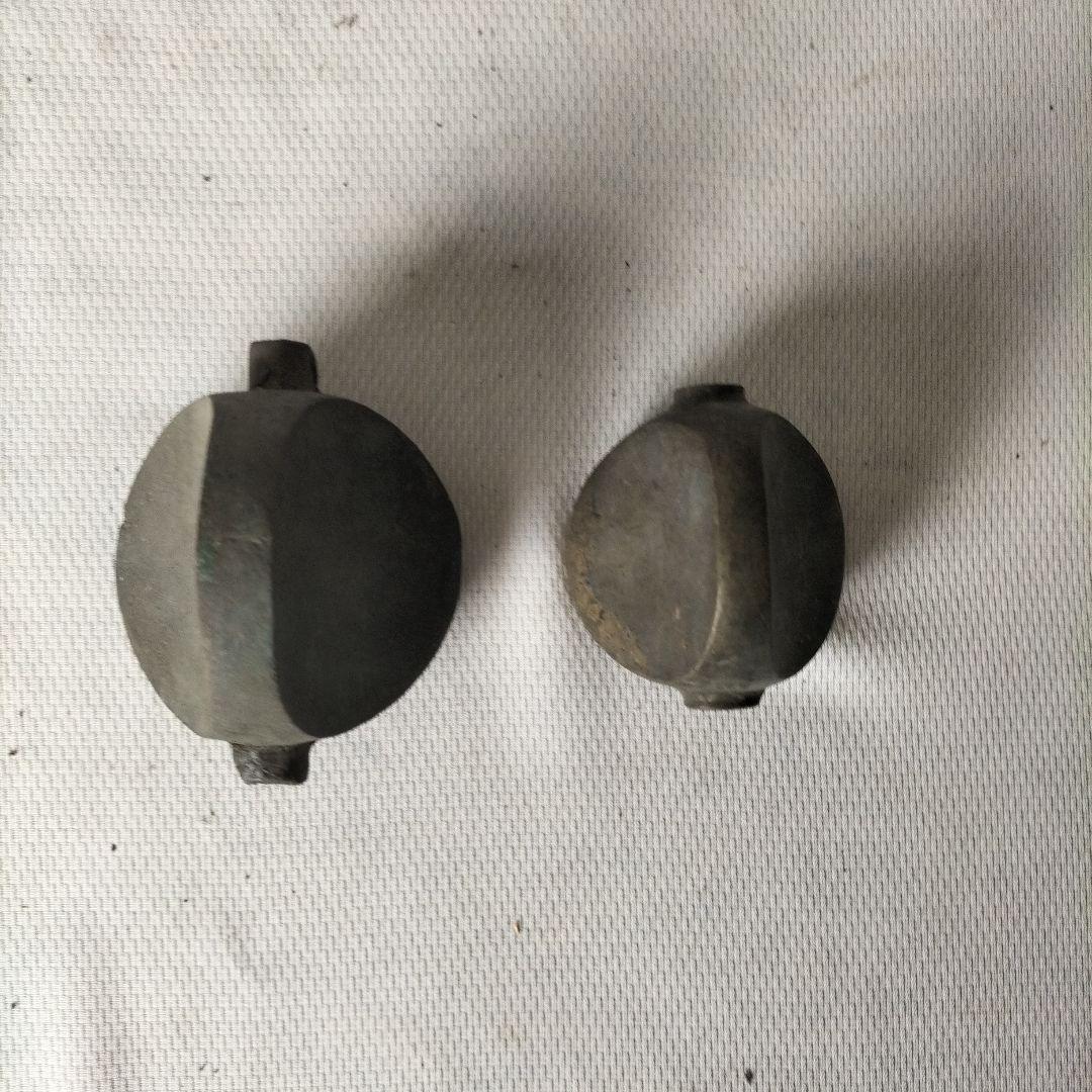 真鍮製　自在鉤　部品取り　セット 鯉　松　竹　梅