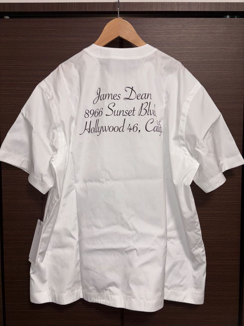 SACAI James Dean Cotton Poplin Shirtサイズ2