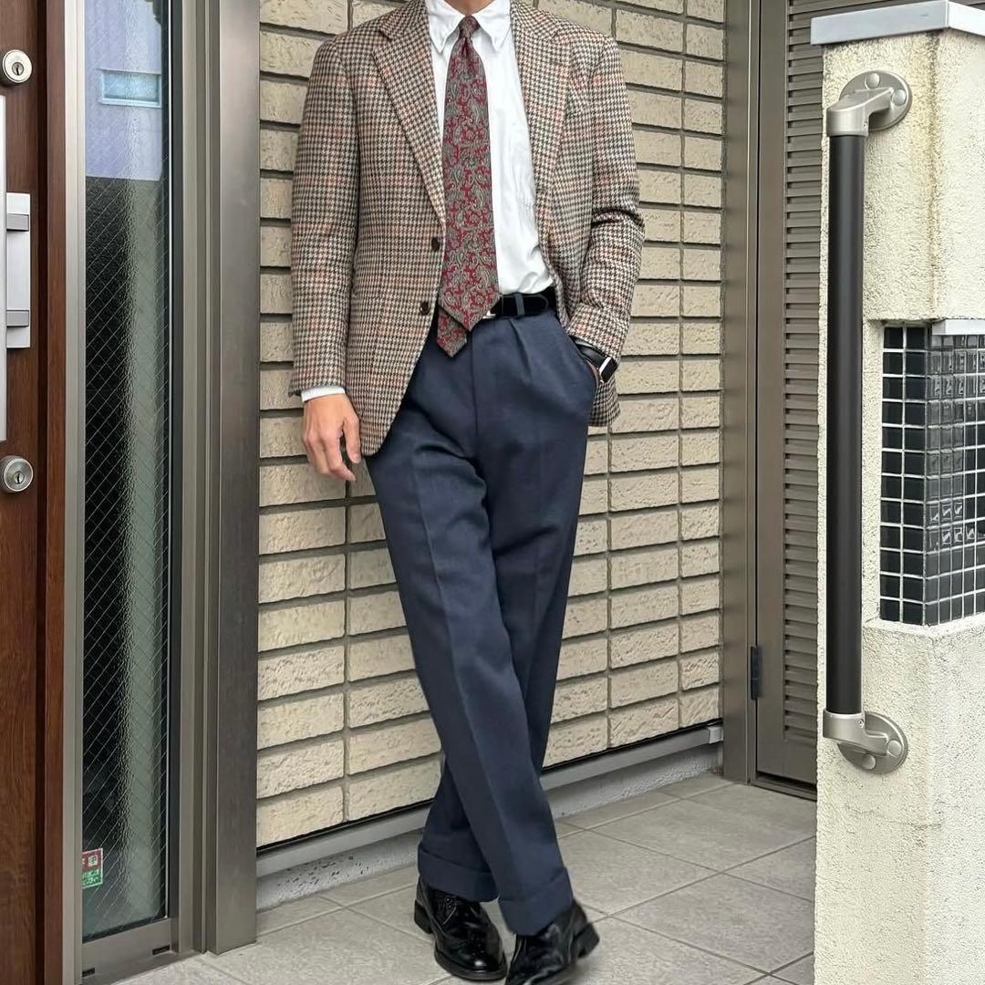 BEAMS F ハウンドトゥースジャケット　44