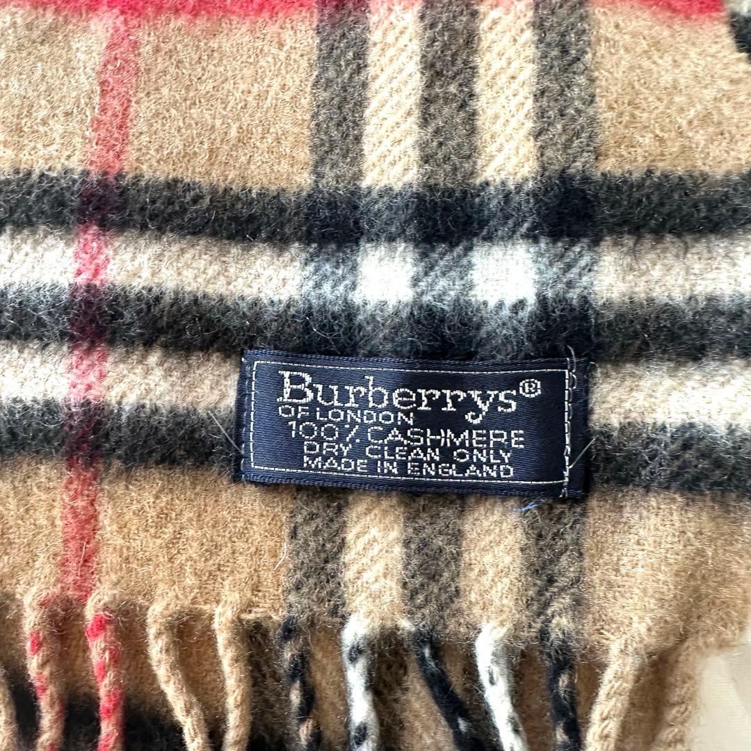 BURBERRY バーバリー　ノバチェック　カシミヤ100% マフラー
