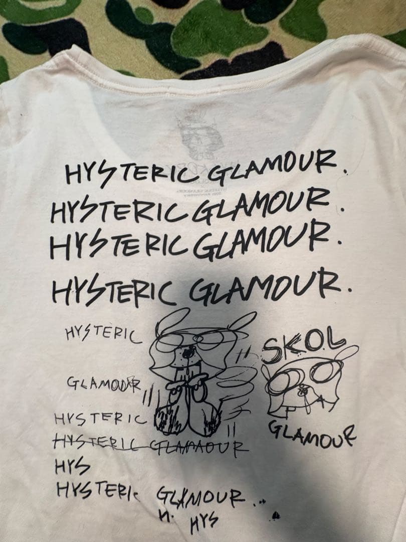 HYSTERIC GLAMOUR HYSKORIC SKOLOCT Tシャツ