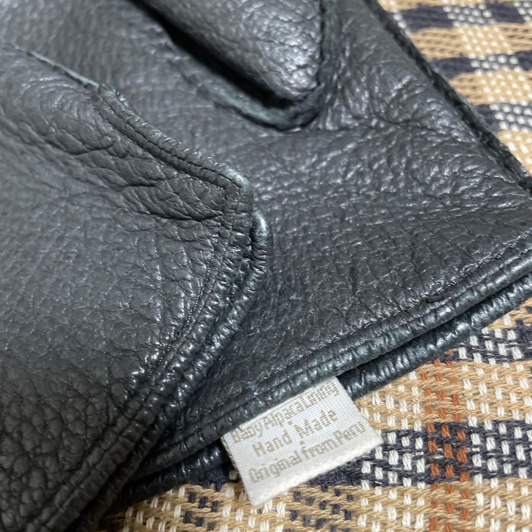 【希少アルパカ】着用少ない美品/厳選PECCARY革手袋メンズM