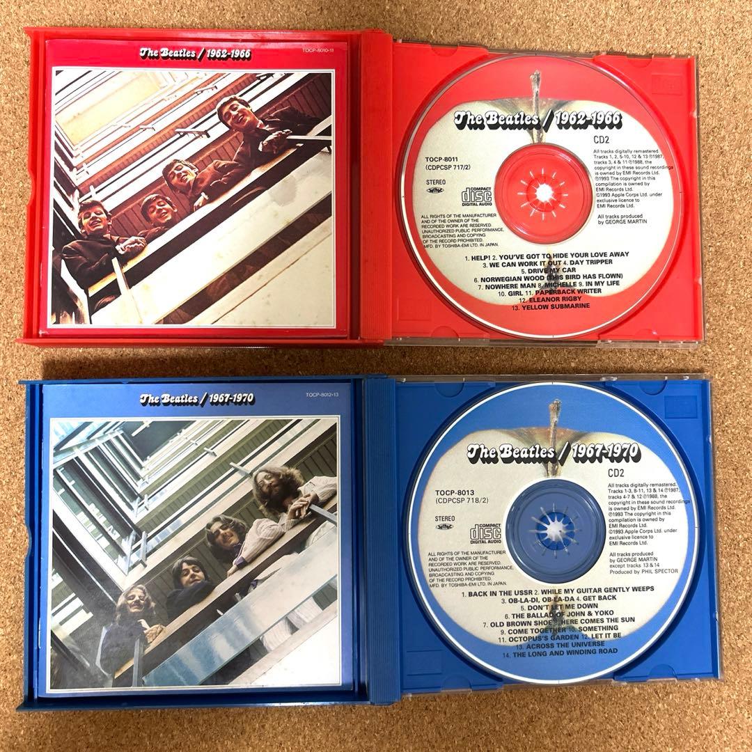 THE BEATLES ビートルズ　赤盤青盤CD＋コピー&タブ譜