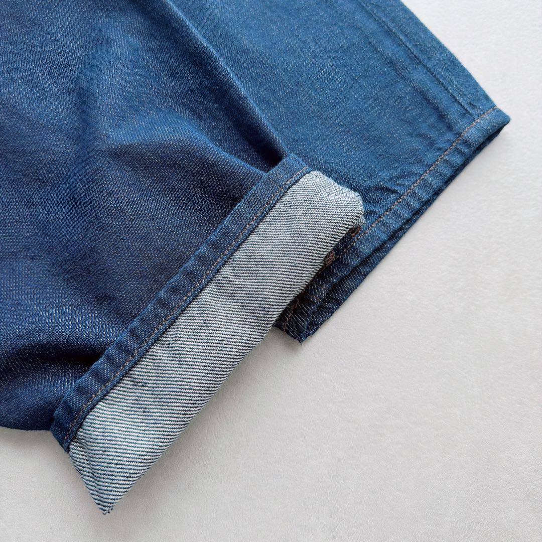 25SS　Theory Relaxed Denim Curved Pant