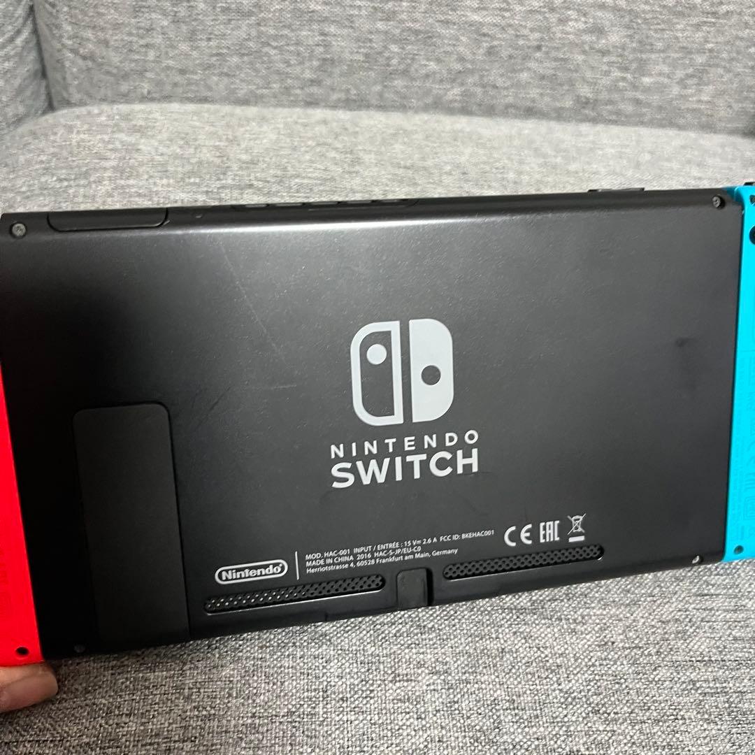 Nintendo Switch本体 付属品完備 レッド ブルー 箱付き スイッチ