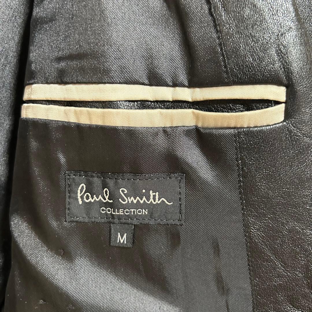 Paul Smith COLLECTION 皺レザー テーラードジャケット