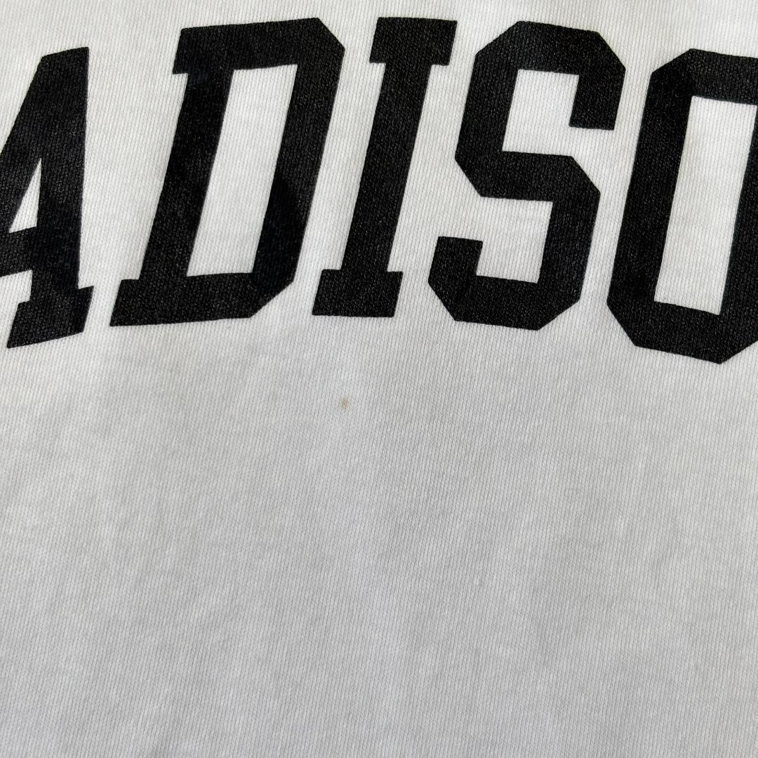 マディソンブルー 25ss カレッジロゴ Tシャツ 白 01 ua3