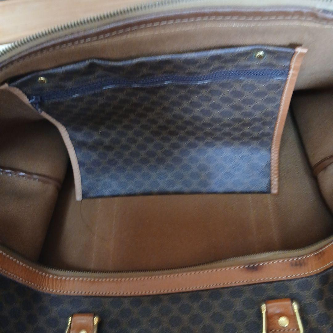 CELINE ボストンバッグ ブラウンレザー