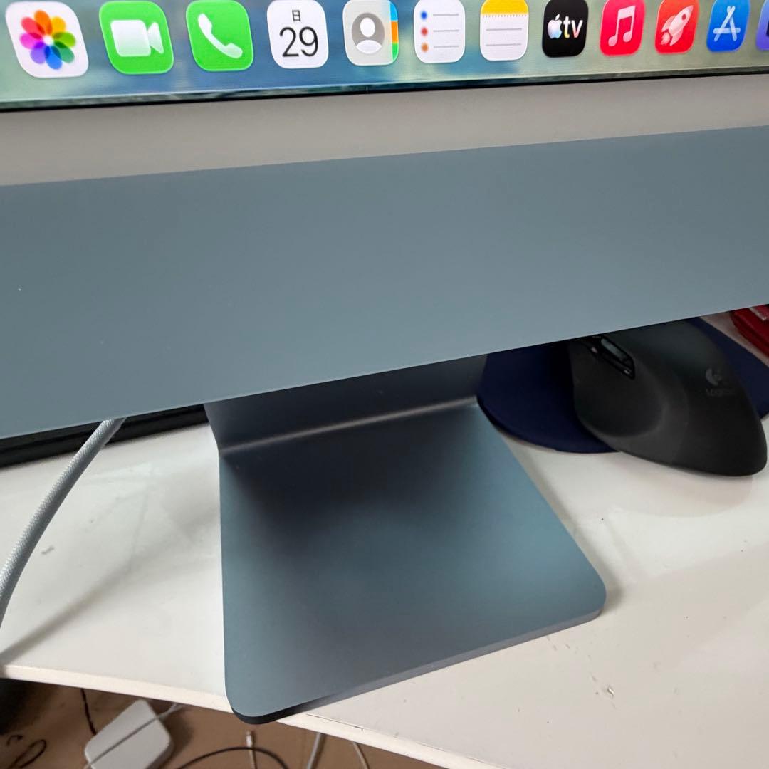 iMac M1本体＋電源ケーブル 8G 256GB 訳ありブルー