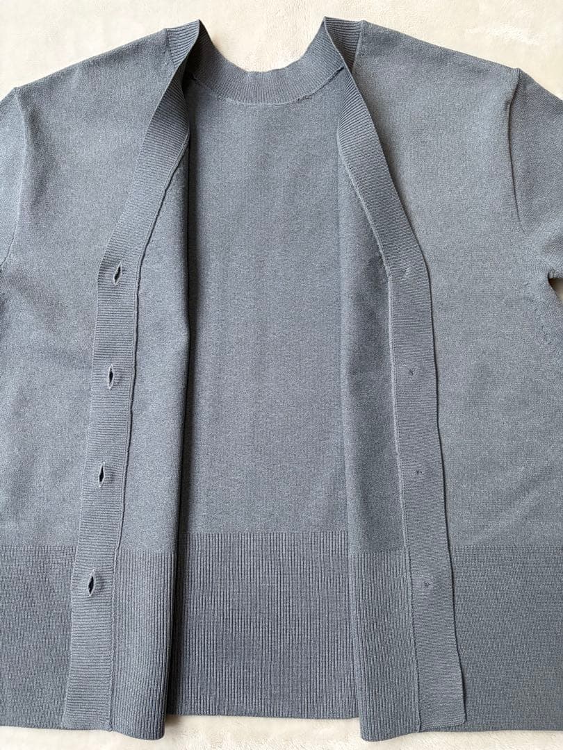 未使用タグ付きUNITEDARROWS 2WAY長袖カーディガン　グレーFサイズ