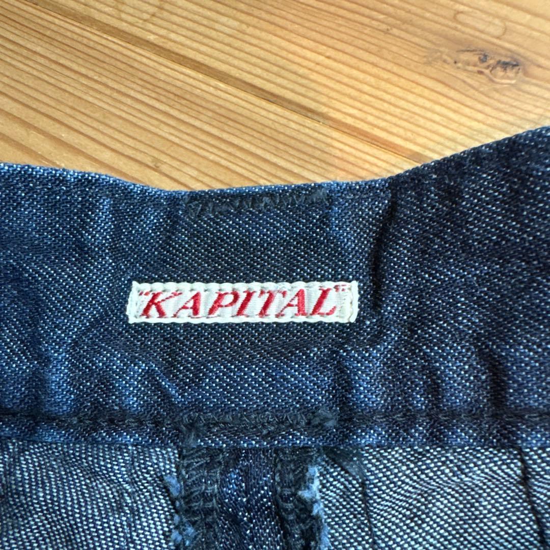 KAPITAL タックデニムキュロット