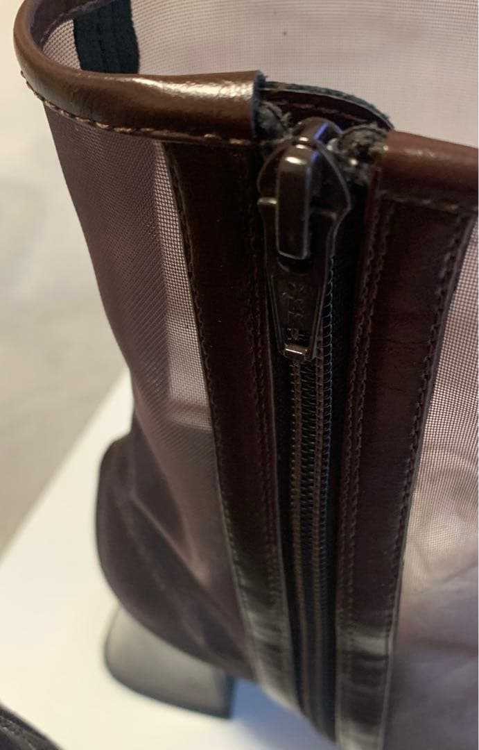 靴 Ameri SHEER WAVE TOE BOOTS