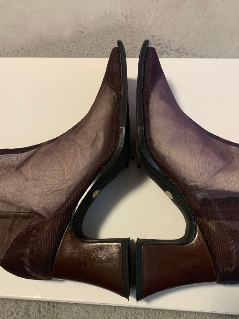 靴 Ameri SHEER WAVE TOE BOOTS