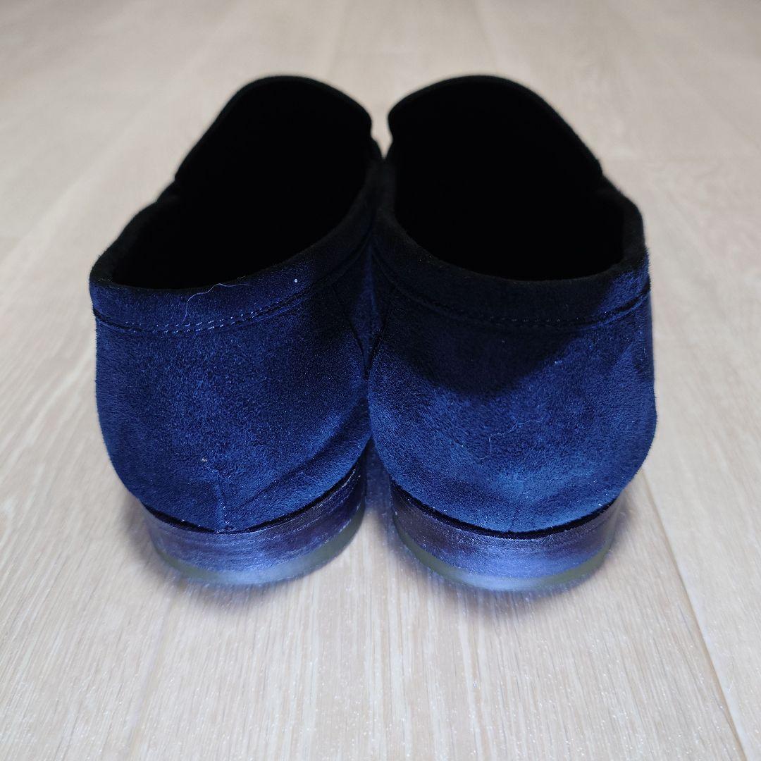 【特別値引】エルメス　モカシン　パリ　黒革スエード　サイズ43