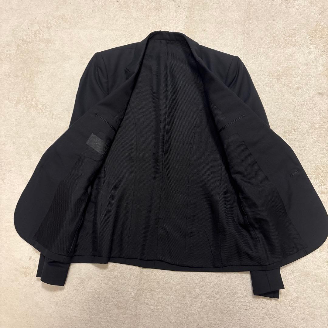 ジャケット・アウター NUMBER (N)INE 08SS BIRDS SILK BLAZER BLK