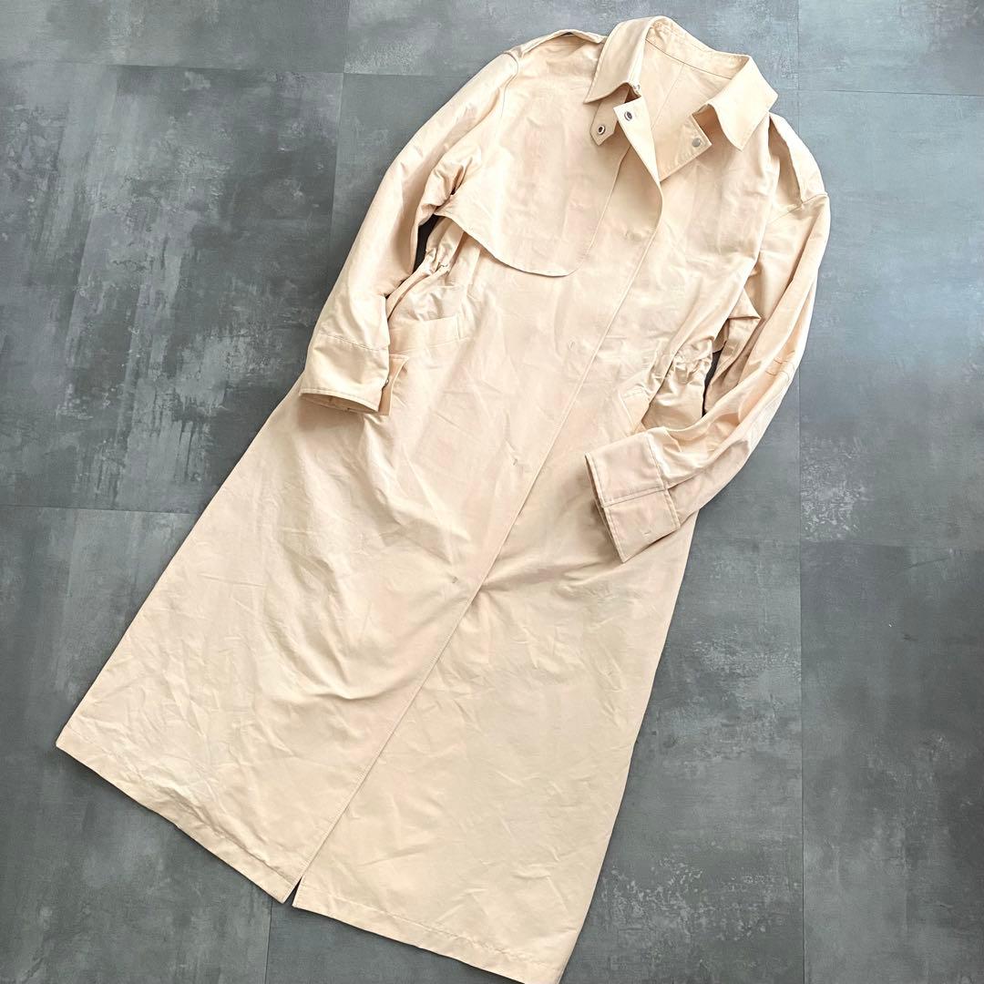 ■美品uncrave WHITE トレンチコート　スプリングコート