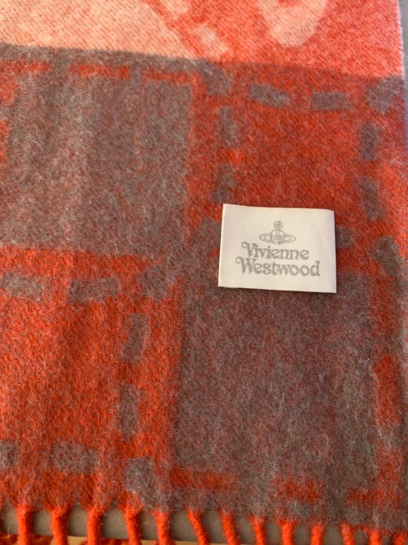 【Vivienne Westwood】チェック柄　マフラー