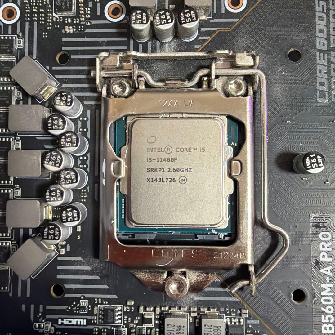 i5 11400F &B560M-A PRO& cpuクーラー純正　まとめ売り