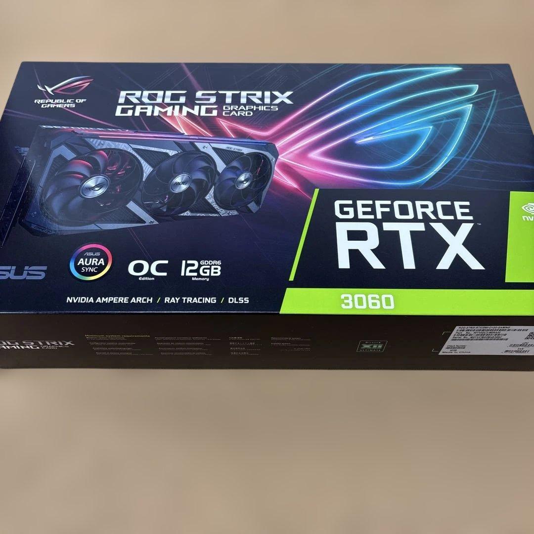 グラフィックボード・グラボ・ビデオカード ASUS GEFORCE RTX3060 OC 12GB ROG STRIX