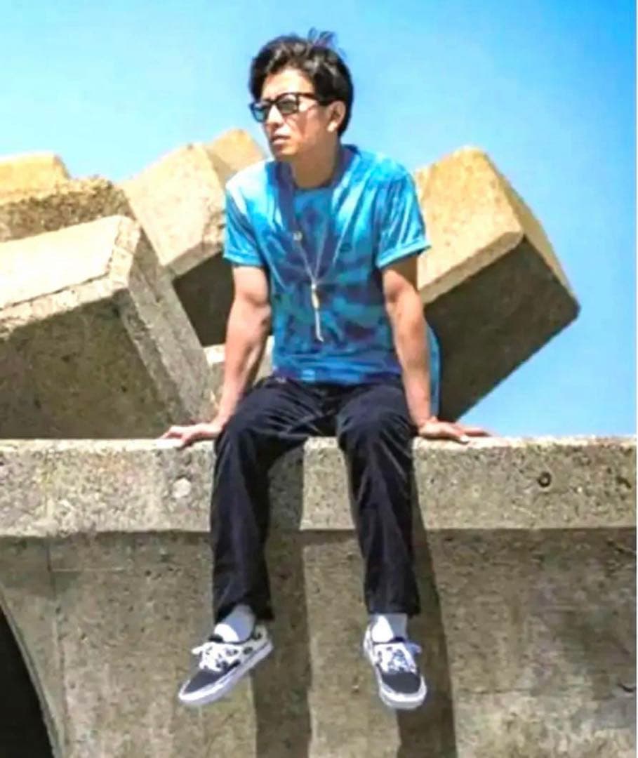 VANS 青色 タイダイ Tシャツ キムタク 私物