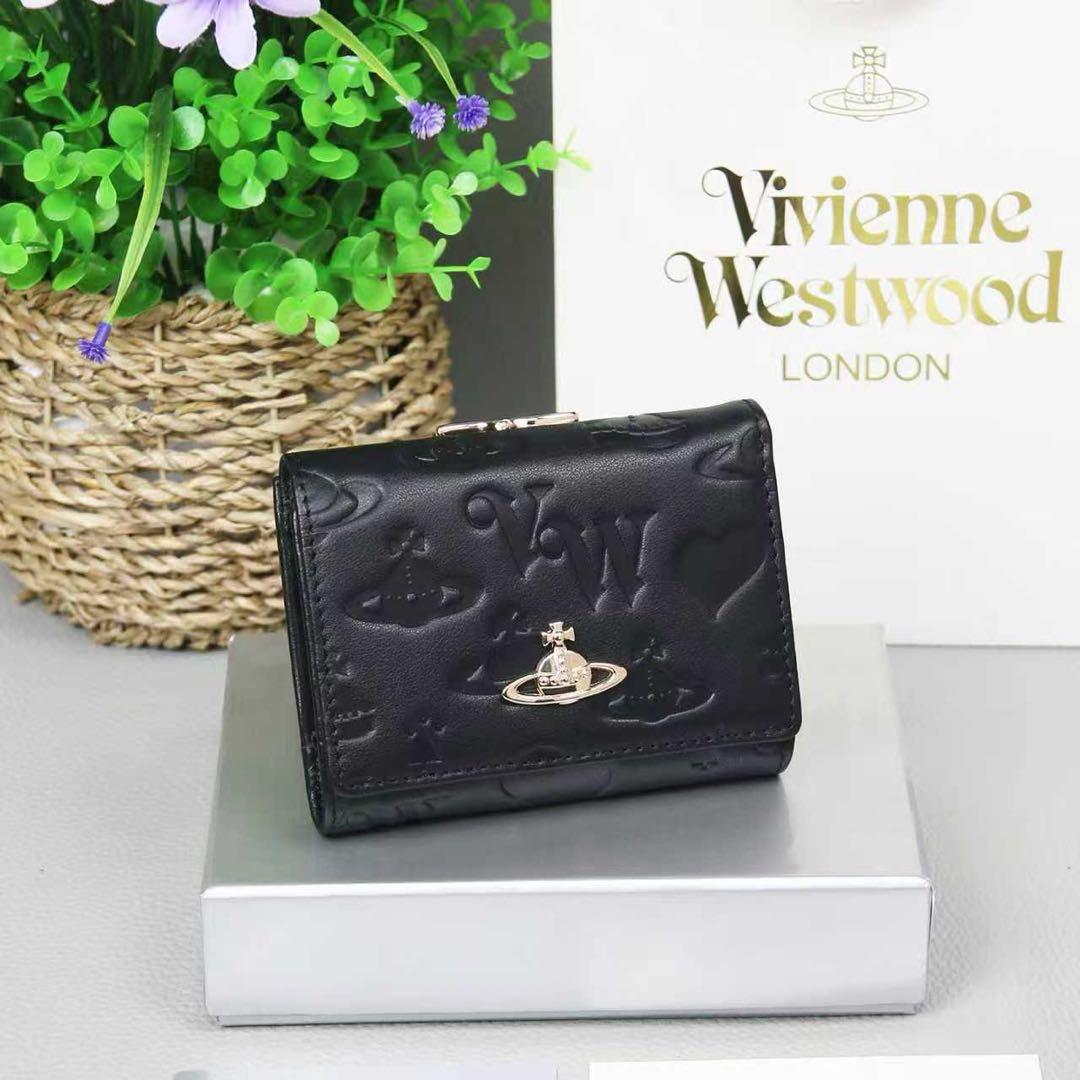 RIA専用Vivienne Westwood ヴィヴィアン 三つ折りレザー金