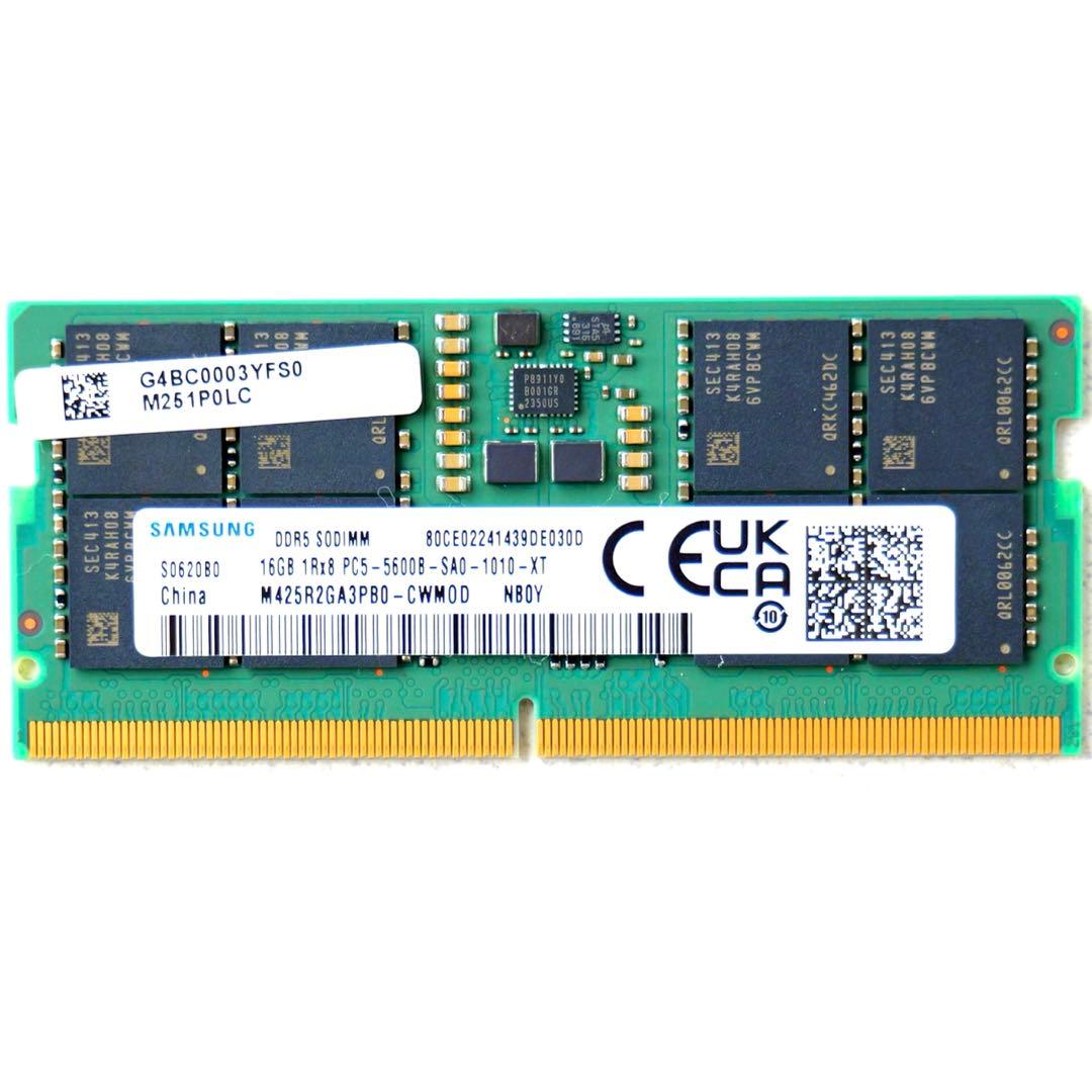 Samsung 16GB DDR5 5600MHz PC5-44800 メモリ
