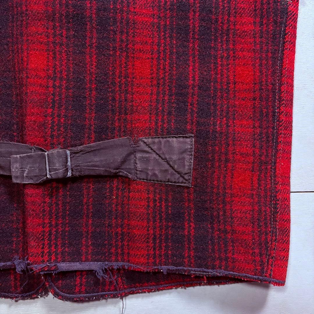 50s Woolrich ウールリッチ ベスト　４ポケット シンチバック M