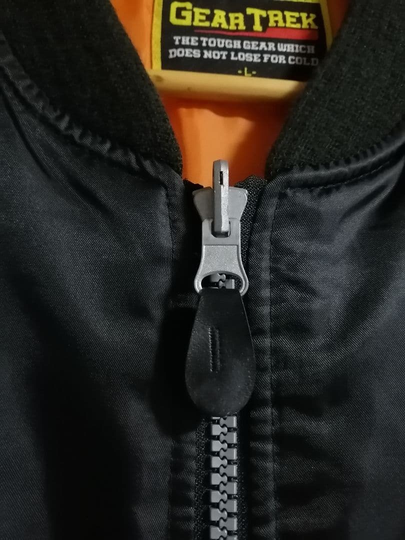 【Lサイズ 黒】完売 GEAR TREK MA-1 ボンバー フライトジャケット
