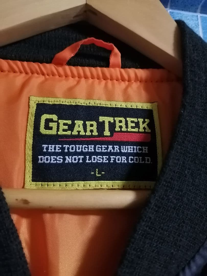 【Lサイズ 黒】完売 GEAR TREK MA-1 ボンバー フライトジャケット