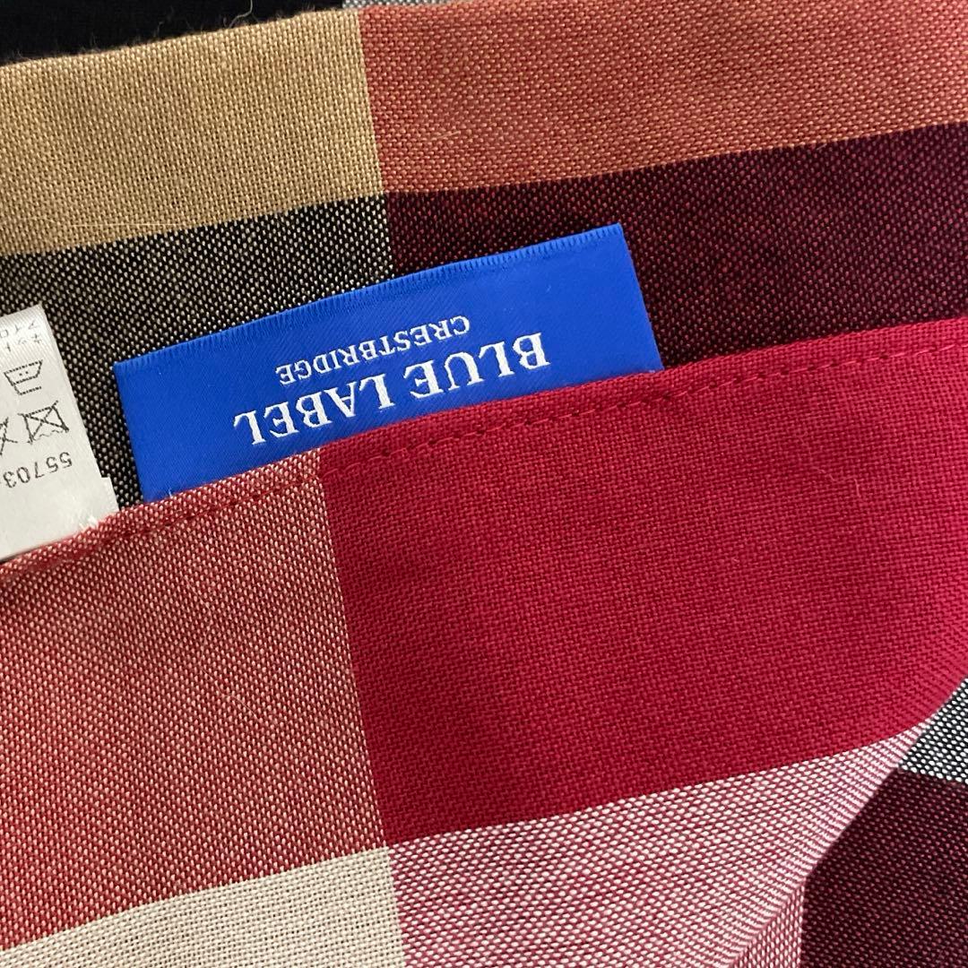 BLUE LABEL チェック柄ストール