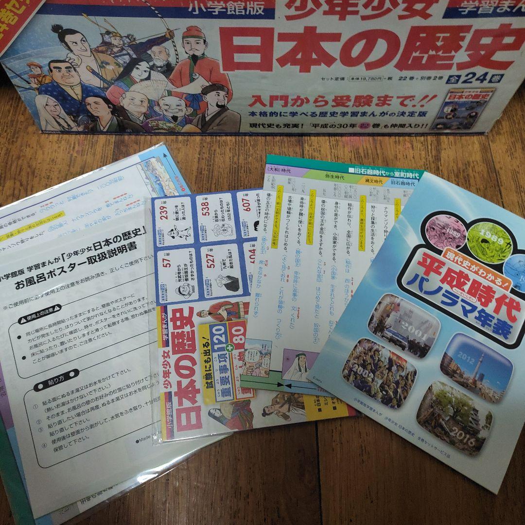 【小学館版　少年少女　学習まんが　日本の歴史　全24巻】