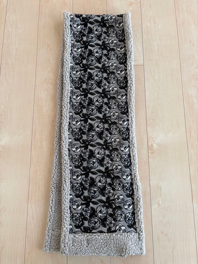 【美品】ミナペルホネン mina perhonen rosy ボアマフラー