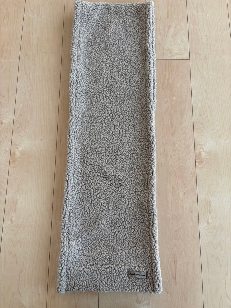 【美品】ミナペルホネン mina perhonen rosy ボアマフラー