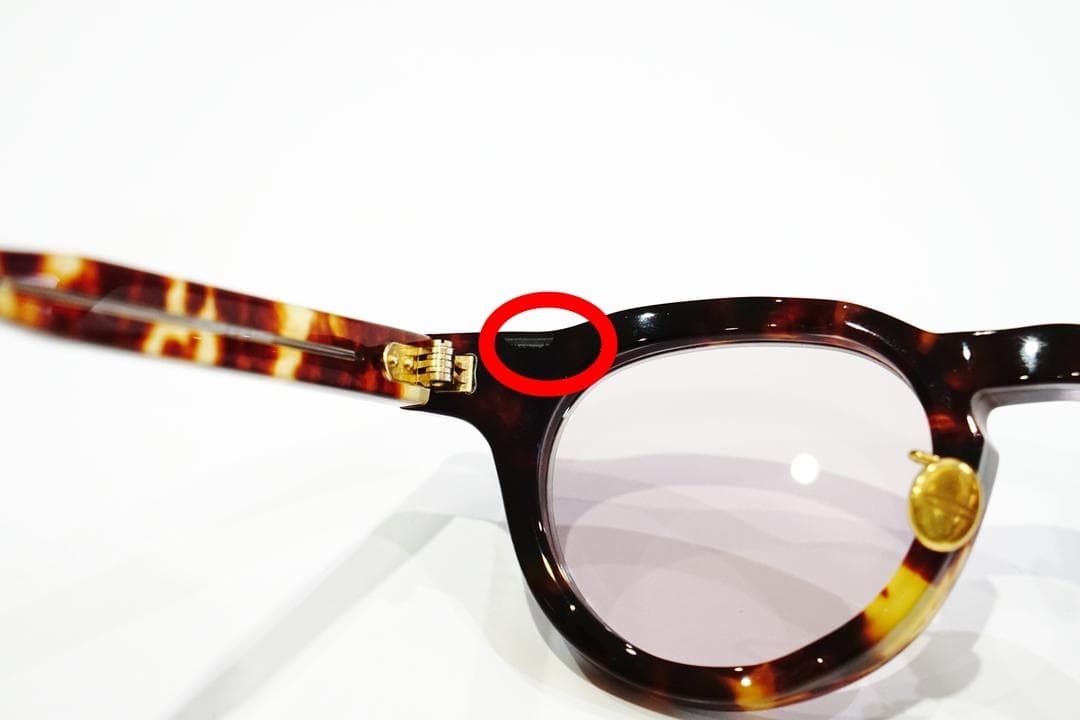 ほぼ新品■UVカットカラーレンズ入り！Filton Aiguille05 デミ